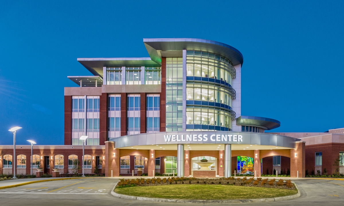 Thibodaux Regional Medical Center Wellness Center WHLC Architecture