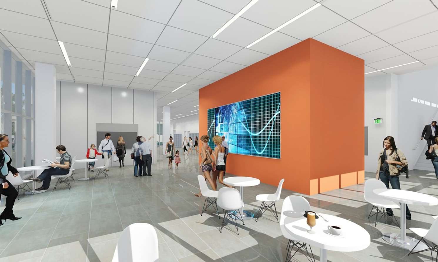 River Center Branch Library Lobby 2