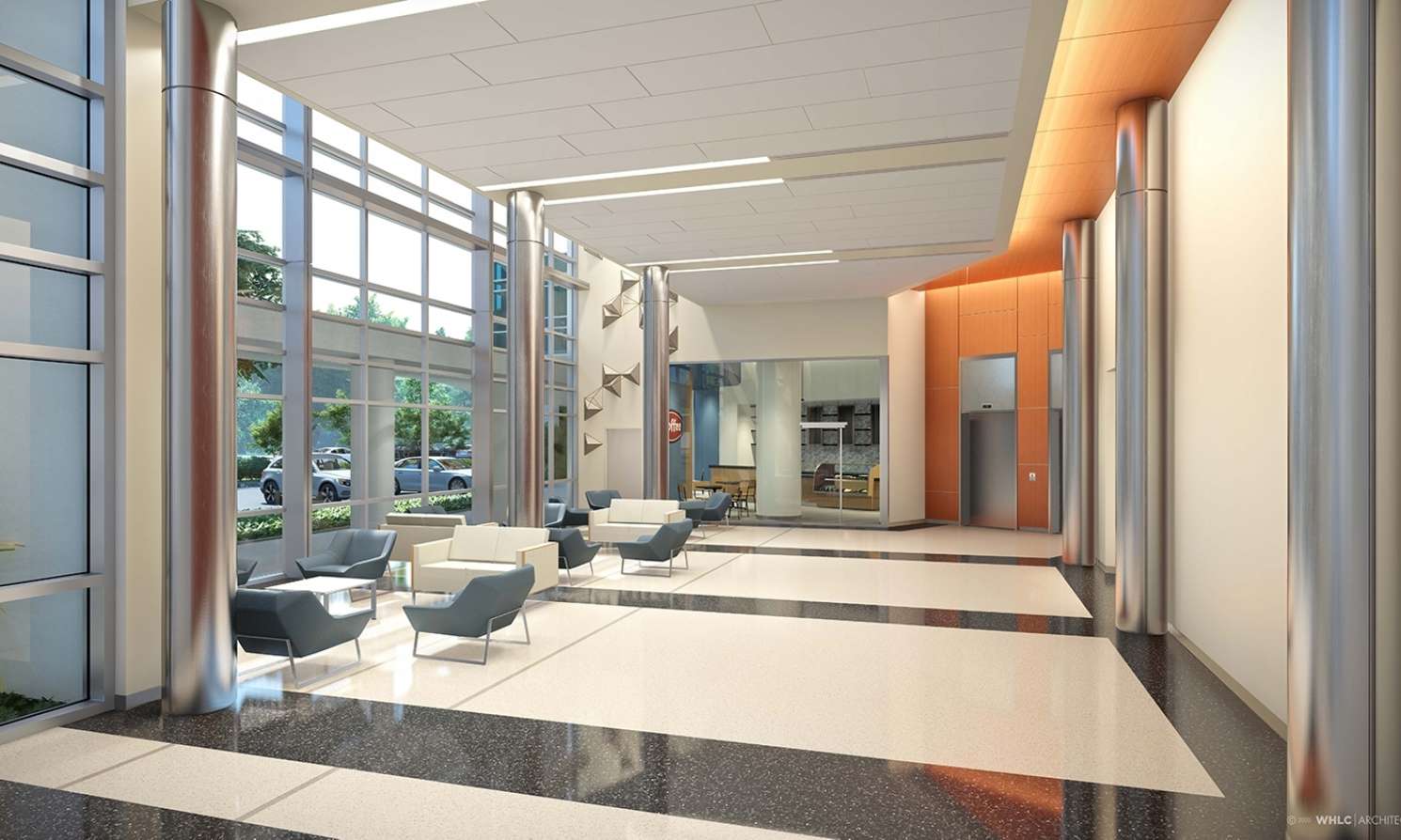 OLGMC patient tower lobby